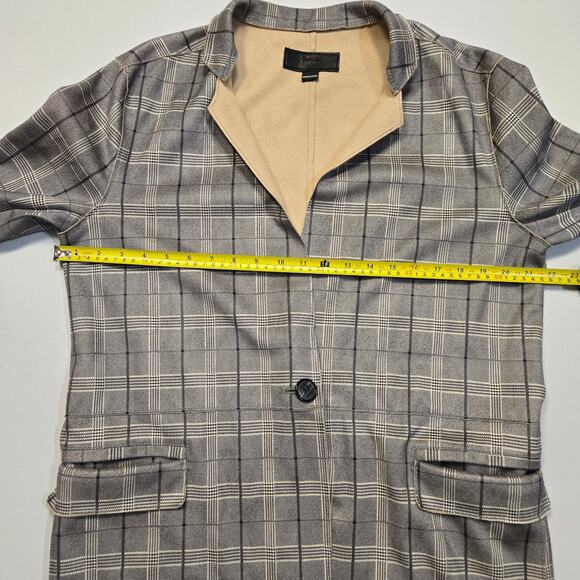 BlankNYC Anthroplogie Renegade Faux Suede Longline Blazer, Size M - Picture 9 of 10